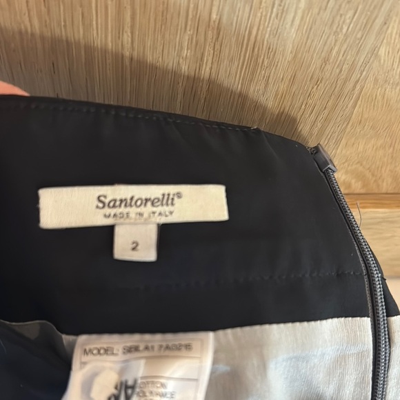 Santorelli Gray Pencil Skirt Knee-Length - Picture 3 of 3